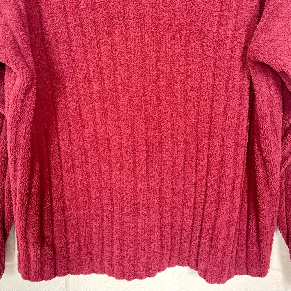 Vintage Tommy Bahama Red Pullover Ribbed Chunky Cozy Beach Vacation‎ Coastal M
